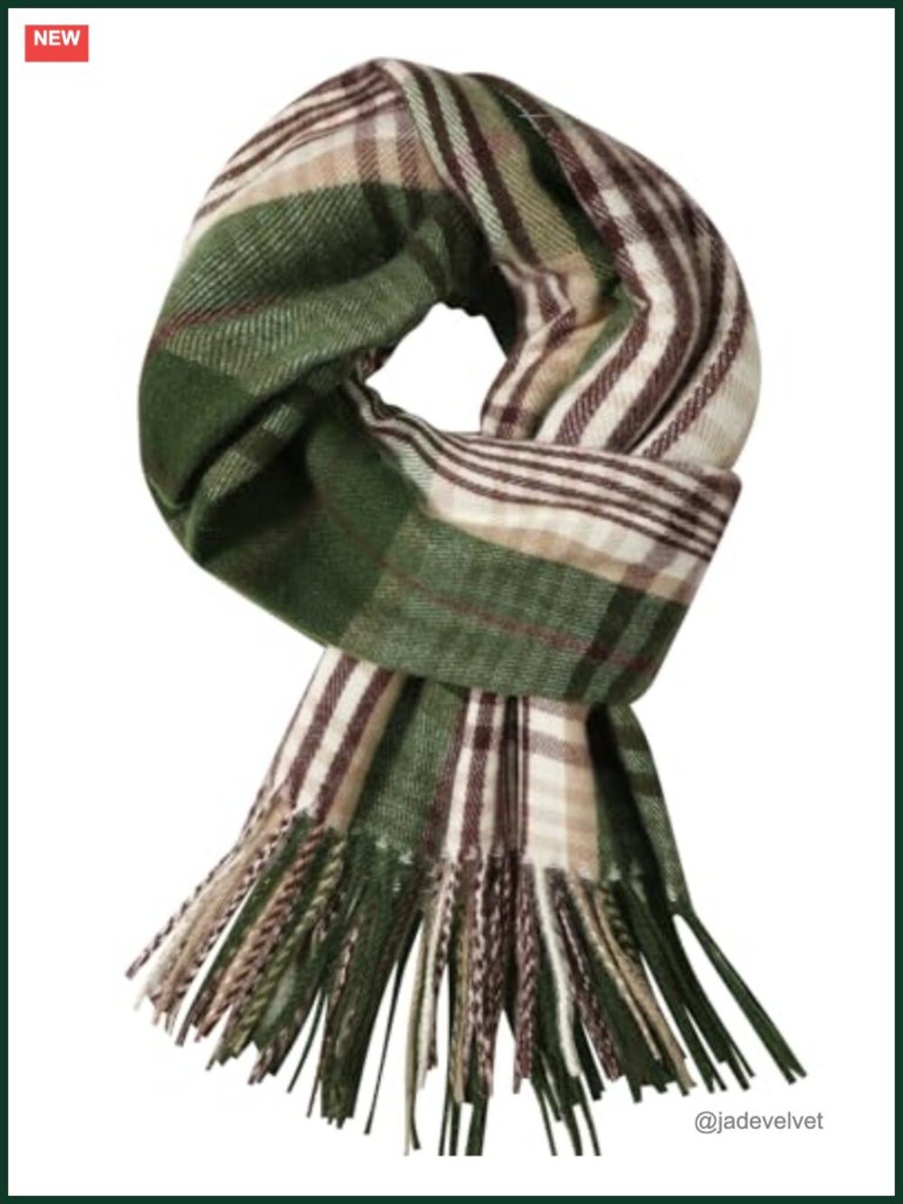 Women's Plaid Winter Scarf Wrap Shawl Oversized Soft Acrylic Fashion